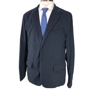 Still By Hand Mens Size 4 US L Jacket Sport Coat Quilted Puffer Navy *BLEMISHED